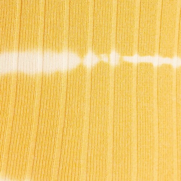 New Sandro Bali One-Sleeve Striped Ribbed Knit Top Sweater Asymmetrical Shirt - Picture 4 of 13